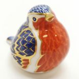 Royal Crown Derby robin paperweight