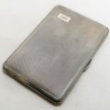 Silver cigarette case by Collingwood & Sons Ltd, C1939 - total weight 194g & 12.8cm x 8.6cm