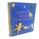 Lear's book of nonsense - has hand sewing along spine & does have some loose pages but seems