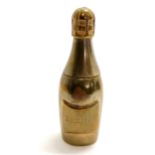 Victorian novelty vesta/match safe as champagne bottle of Roederer. brass 6cm high Condition