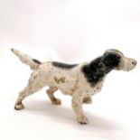 Antique dog doorstop modelled as a pointer - 37cm long & 21cm high Condition reportSome losses to