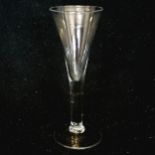 Antique champagne flute 19cm high 7cm diameter base Condition reportIn good condition