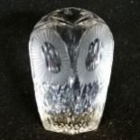 Tudor cut glass owl 8cm high Condition reportIn good condition