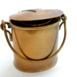 Antique novelty dairy can match safe/ vesta 6cm high Condition reportHas an old repair to the
