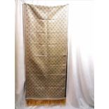 Vintage Indian silk shawl/runner, 180cm x 80cm, in good condition