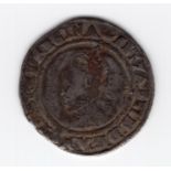 1568 (coronet mintmark) Queen Elizabeth I sixpence coin