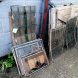 Quantity of stained glass panels