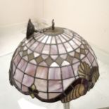 Large Tiffany style ceiling shade 50cm diameter, in good condition