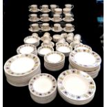 Qty of Broadhurst Kathie Winkle Rushstone pattern dinner / teaware ~ a very small amount have