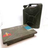 Armoured vehicle (?) Royal Engineers storage / tool box - 47cm x 33cm t/w military government