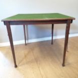 Antique Folding card table