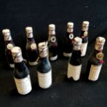 9 x July 1977 Thomas Hardy's Ale unopened 180ml bottles - bottle F