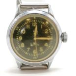 WWII military issued mechanical wristwatch (30mm case - 6B/234 A366 ~ winding crown detached, 2nd