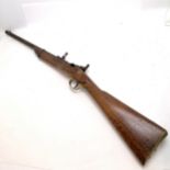 Antique 1858 dated Snider Enfield 577 calibre rifle with original sight & WD markings to top -