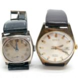 Silver cased manual wing Rone gents wristwatch (28mm case & runs) t/w Exacta Poljot automatic