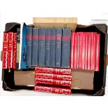 Box of books inc qty of Mark Twain, qty of W Somerset Maugham, Agatha Christie, Albert Schweitzer