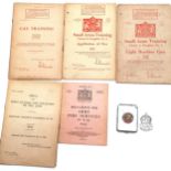 6 x WWII War office pamphlets inc drill for foot guards & small arms training : sten machine carbine