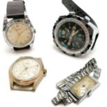 4 x mechanical wristwatches ~ Esperanto saturne 005 (42mm case), Buren, Stowa calender watch, ladies