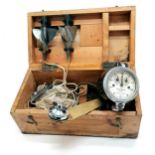 Nautical miles knotmaster III by Thomas Walker & Son, Birmingham in original carry box - slight a/