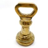 Novelty bell weight door stop - 22cm high & 4.3kgs