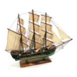 Model of a sailing ship - 44cm high