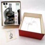Boxed childrens microscope with slides etc