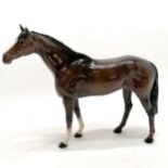 Beswick horse with attached tail - 28cm high with no obvious damage