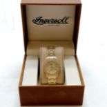 Ingersoll diamond stone set bezel quartz wristwatch (32mm case) in original box (with later pad) -