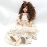 Kestner ? #171 16½ doll - approx 70cm long - in good used condition with some slight staining to