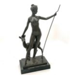 Bronze art casting of Diana and Doe by Edward Francis McCartan (1879-1947) - 33cm high