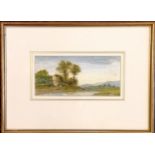Framed watercolour of Hawkhurst Kent signed E Laich (?) - 39cm x 29cm