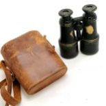J H Steward (Gracechurch & Strand) 'The official Bisley' antique pair of binoculars in original case