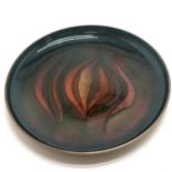 Ulf Johansen Norwegian enamel copper dish - 15cm diameter & has slight surface abrasions