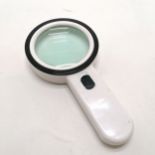 Magnifying hand lens with lights - 20cm long