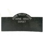 Cerne Valley Forge Cerne Abbas Dorset cast iron nameplate - 51cm x 23cm