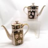 Royal Crown Derby teapot & coffee pot - both in unused good condition but are seconds (crossed out