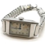 Omega vintage ladies manual wind wristwatch (running) in a staybright case - bracelet slight a/f -