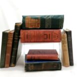 Qty of books inc Pilgrims Progress, medical books, Housewife's ABC etc