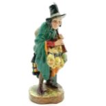 Royal Doulton figurine #HN2103 The mask seller - 22.5cm high & no obvious damage