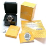 Breitling gents bi-metal Cockpit chronometer wristwatch with original paperwork / booklet / box +