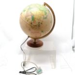 Novelty globe lamp - globe diameter is approx 29cm