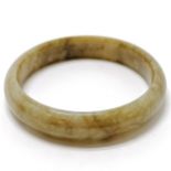 Oriental green jade bangle - 7cm diameter - SOLD ON BEHALF OF THE NEW BREAST CANCER UNIT APPEAL