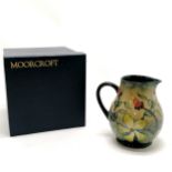 Moorcroft Hypericum jug hand signed on base by J Moorcroft 1996 - 14cm high & has crazing all over &