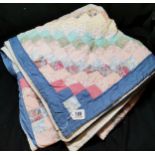 machined patchwork quilt double or larger