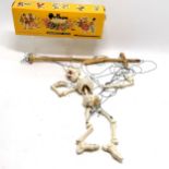 Pelham Puppet: Type SL Skeleton in an associated box marked 'DANOT THE MAGIC ROUNDABOUT'. Condition: