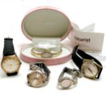 5 x wristwatches inc Tissot quartz, 2 x everite wristwatches (1 automatic), Citizen eco-drive &