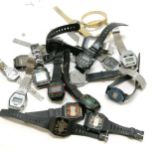 Qty of LCD wristwatches - all for spares / repairs