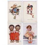 Collection of 12 x postcards by Mabel Lucie Attwell (1879–1964) + 2 duplicates ~ all original