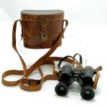 Cased pair of Carl Zeiss turexem 6x21 binoculars - slight wear but in good used condition