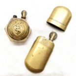 2 x lighters - 1 fashioned out of Royal Army Medical Corps buttons (4cm)